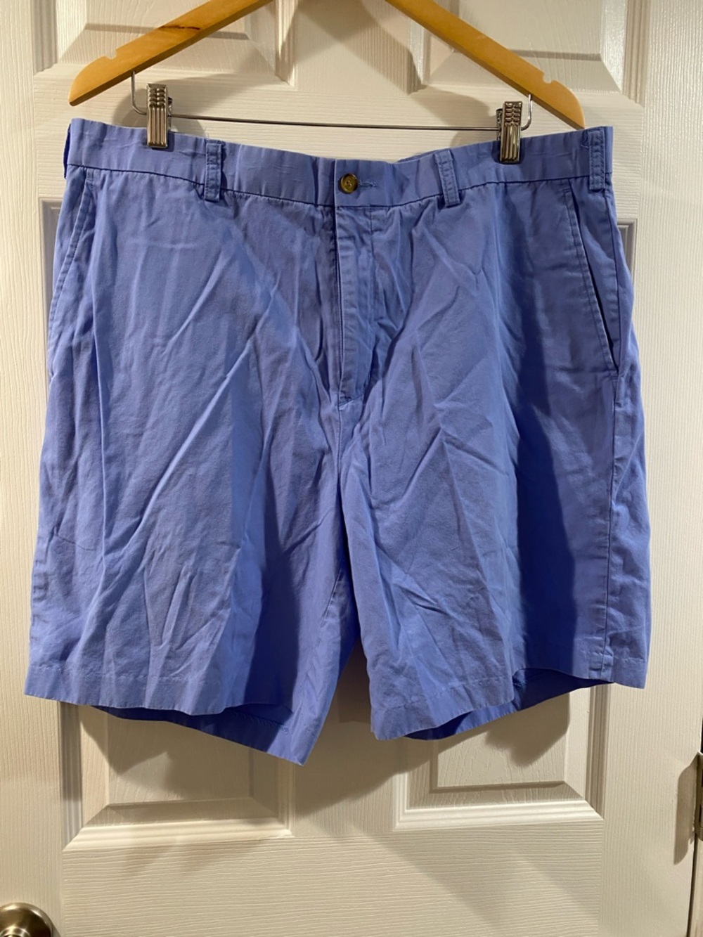Bobby Jones Periwinkle Blue Flat Front Men's Shorts - Size 38”